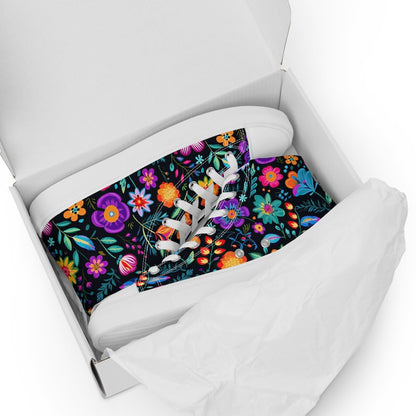 Printed High Top Canvas Shoes